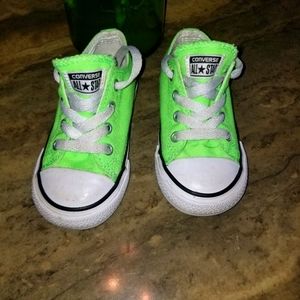 Toddler LIME GREEN CHUCK TAYLOR'S